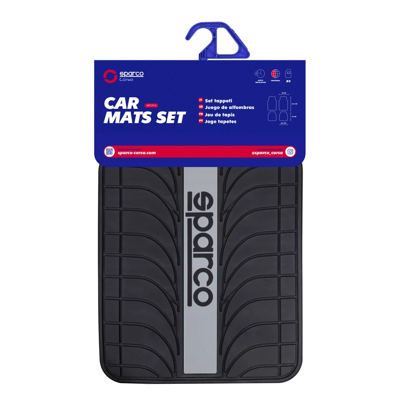 Alfombras para Auto Sparco PVC Universal 4 piezas