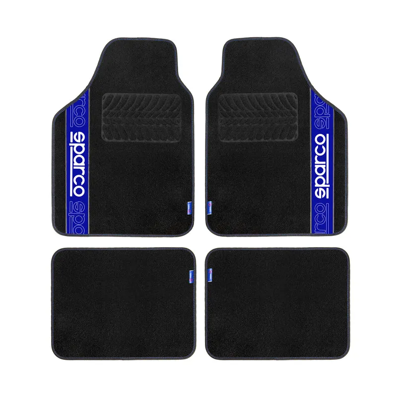 Alfombras Sparco en Fieltro con Talonera Universales 4 Piezas