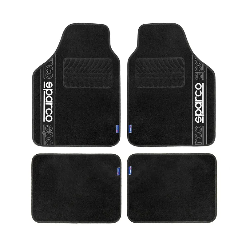 Alfombras Sparco en Fieltro con Talonera Universales 4 Piezas