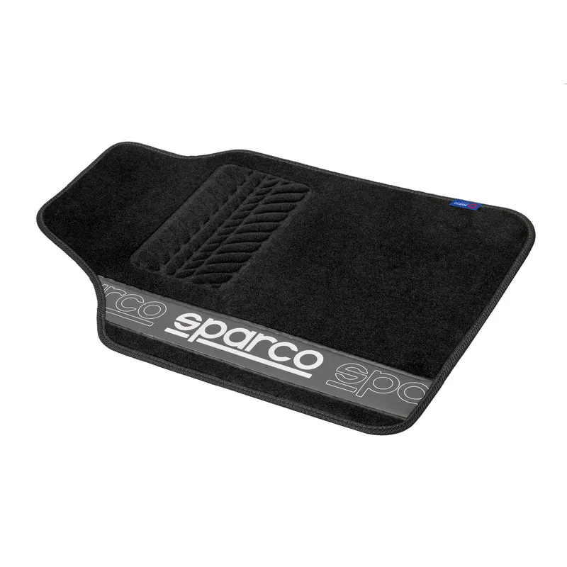 Alfombras Sparco en Fieltro con Talonera Universales 4 Piezas