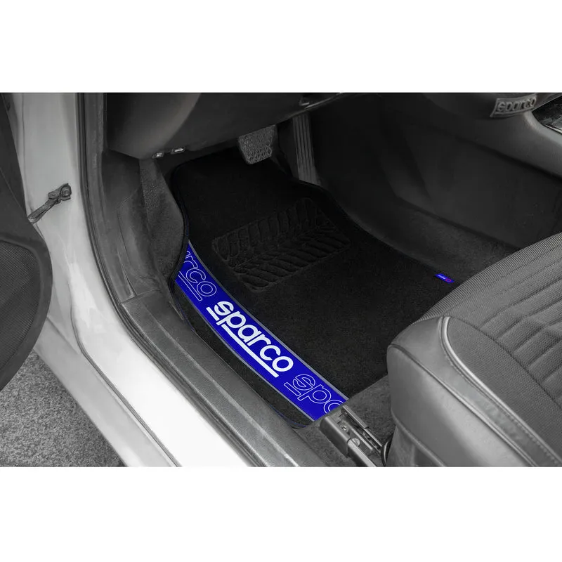 Alfombras Sparco en Fieltro con Talonera Universales 4 Piezas