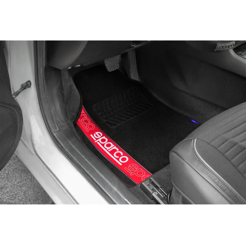 Alfombras Sparco en Fieltro con Talonera Universales 4 Piezas