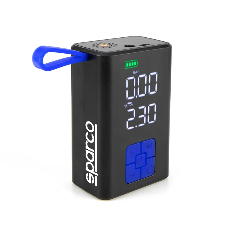 Compresor Inflador de Aire Portátil Sparco Digital Inalámbrico 150 PSI
