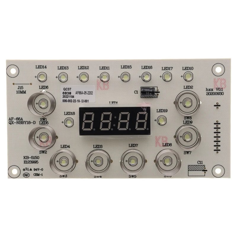 Moulinex Tefal scheda PCB 230V friggitrice Easy Fry Oven AL5018 FW5018