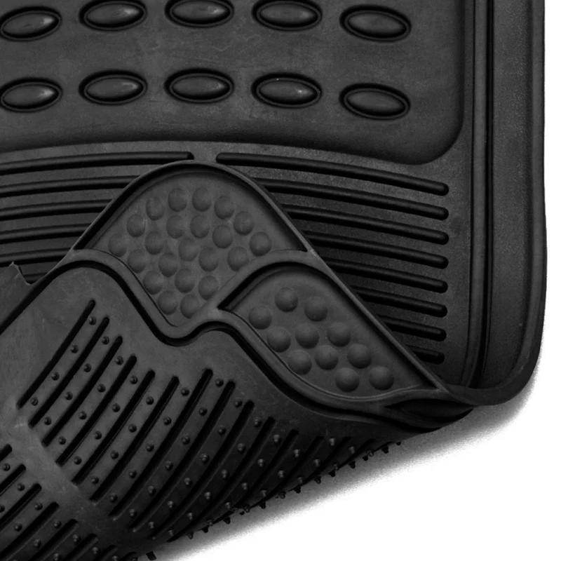 Juego Alfombras para autos en goma Universal 4 piezas flex