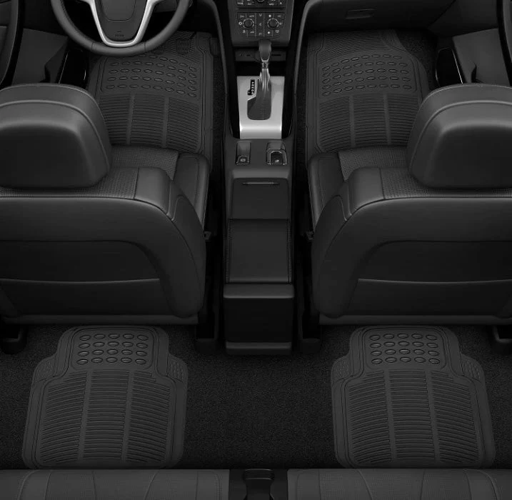 Juego Alfombras para autos en goma Universal 4 piezas flex