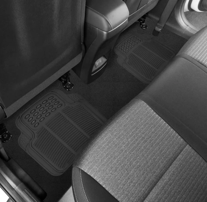 Juego Alfombras para autos en goma Universal 4 piezas flex
