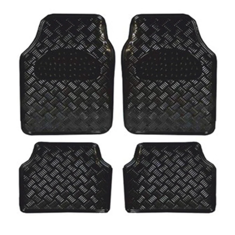 Juego Alfombras para autos en aluminio 4 piezas