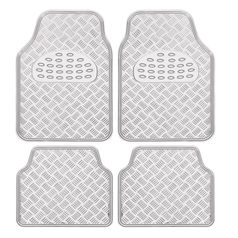 Juego Alfombras para autos en aluminio 4 piezas