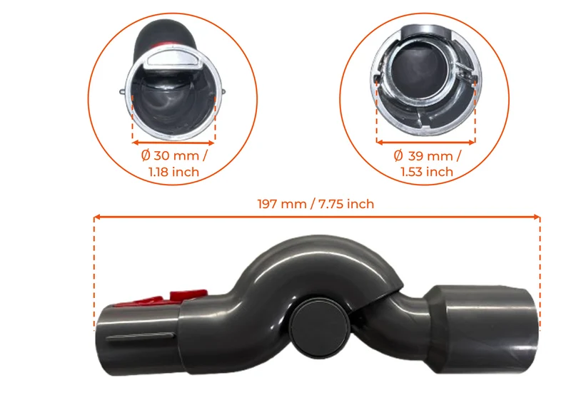 Adaptador Superficie Alto Aspirador Dyson V7 V8 V10 V11 V15