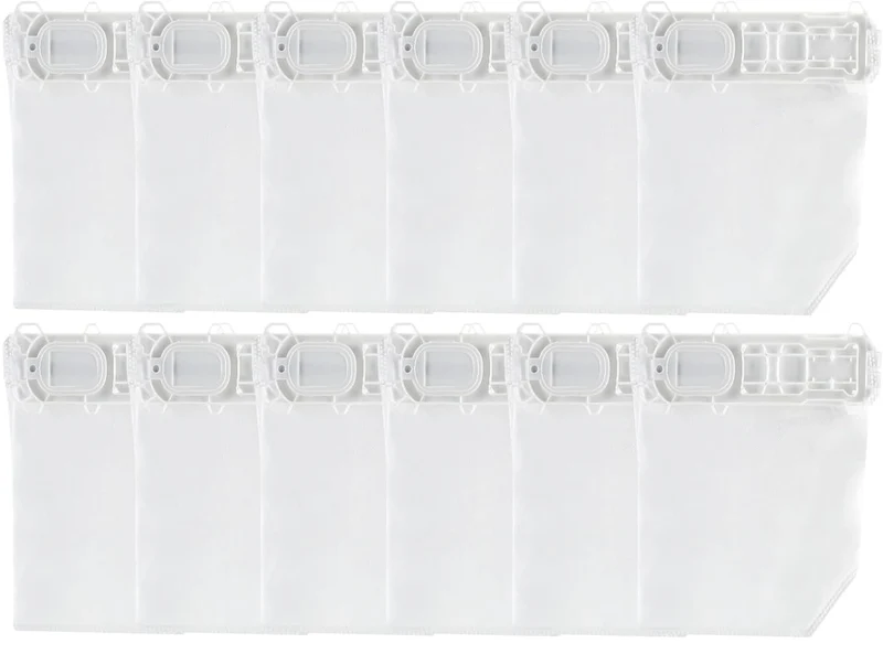 Conjunto de 12 Bolsas de Tela para Aspiradora Vorwerk Compatible con Modelos 135, 136, 135SC, VK136