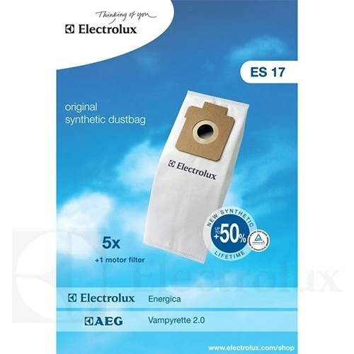Electrolux AEG 5 sacchetti + filtro ES17 energica vampyrette ZS AS 201 200 206