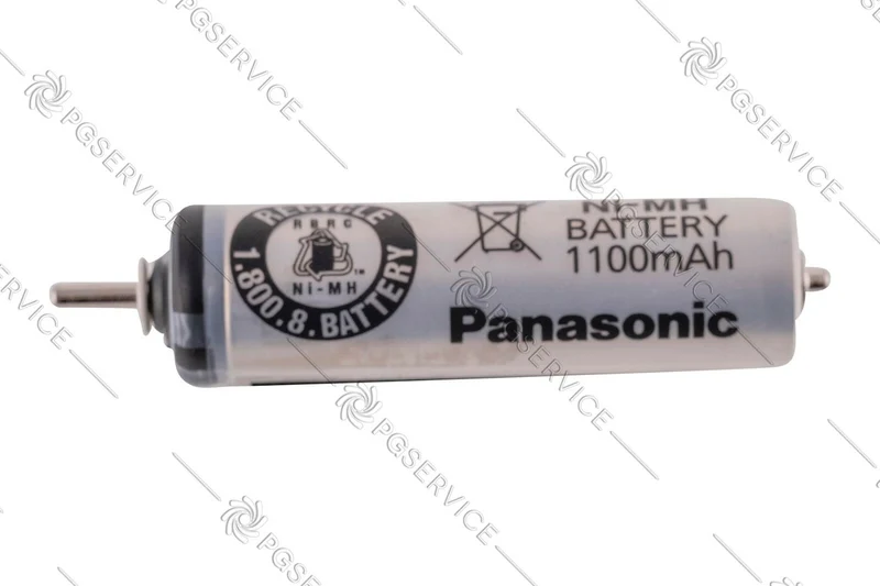 Panasonic batteria ricaricabile Ni-Mh 1100mAh 1.2V 61.5mm idropulsore EW1211