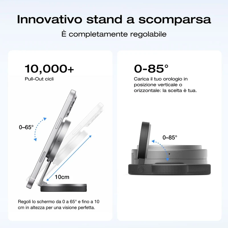 Stazione di ricarica wireless EcoFlow RAPID Mag Qi2.2 (pieghevole 3 in 1)