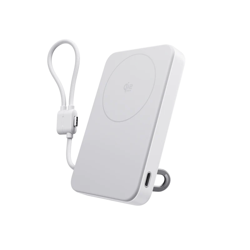 Power bank EcoFlow RAPID Mag Qi2.2 (10.000 mAh, 25 W, cavo USB-C integrato)