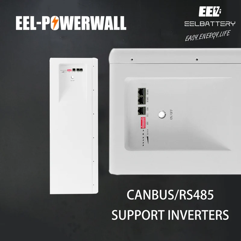 48V DIY Power Wall Mount Kits Built-in Smart 200A Seplos Bluetooth BMS Vertical Box 15kwh Home Energy Storage