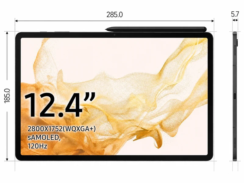 Samsung Galaxy Tab S8+ 5G 12,4" 8GB/128GB