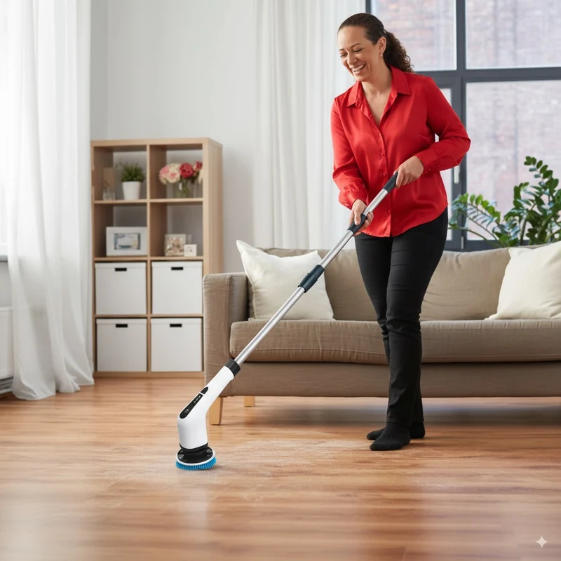 Mopa Eléctrica Giratoria PowerClean MaxPreimuim 9 en 1