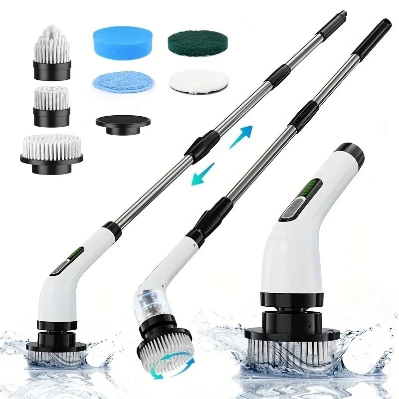 Mopa Eléctrica Giratoria PowerClean MaxPreimuim 9 en 1