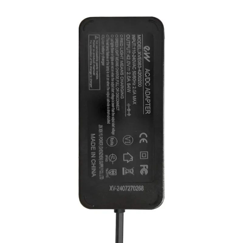 Cargador premium 36V 2A conector DC 5,5x2,5mm