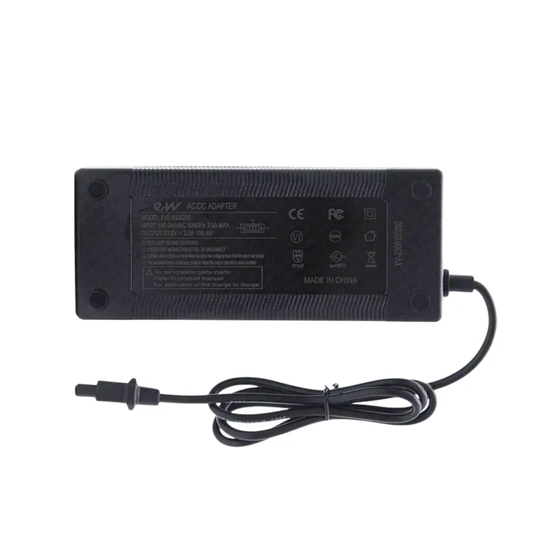 Cargador premium 48V (salida 53,2v) 2A para NIU -conector SJT-12