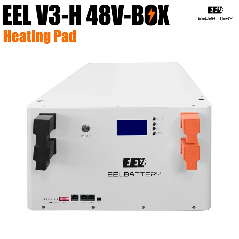 EEL 48V 16S V5 Server Rack Battery DIY Box Kits with Bluetooth Seplos BMS Home Energy Storage Stackable Type