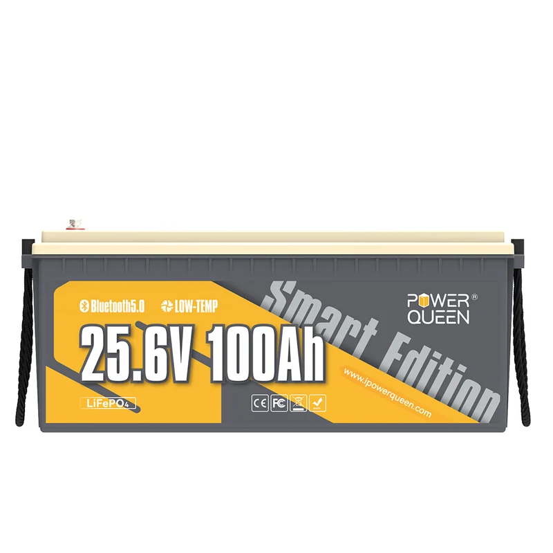 【UA】Акумулятор Power Queen 24V 100Ah LiFePO4 з Bluetooth
