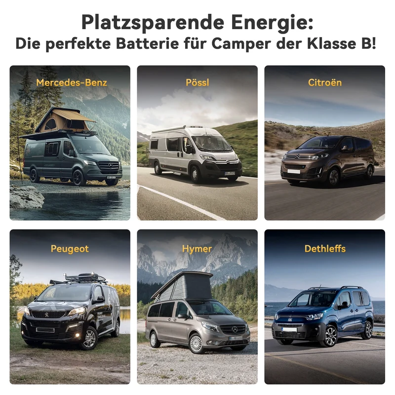 (0% MwSt.) Power Queen 12V 140Ah 190H Smart Wohnmobil LiFePO4 Batterie