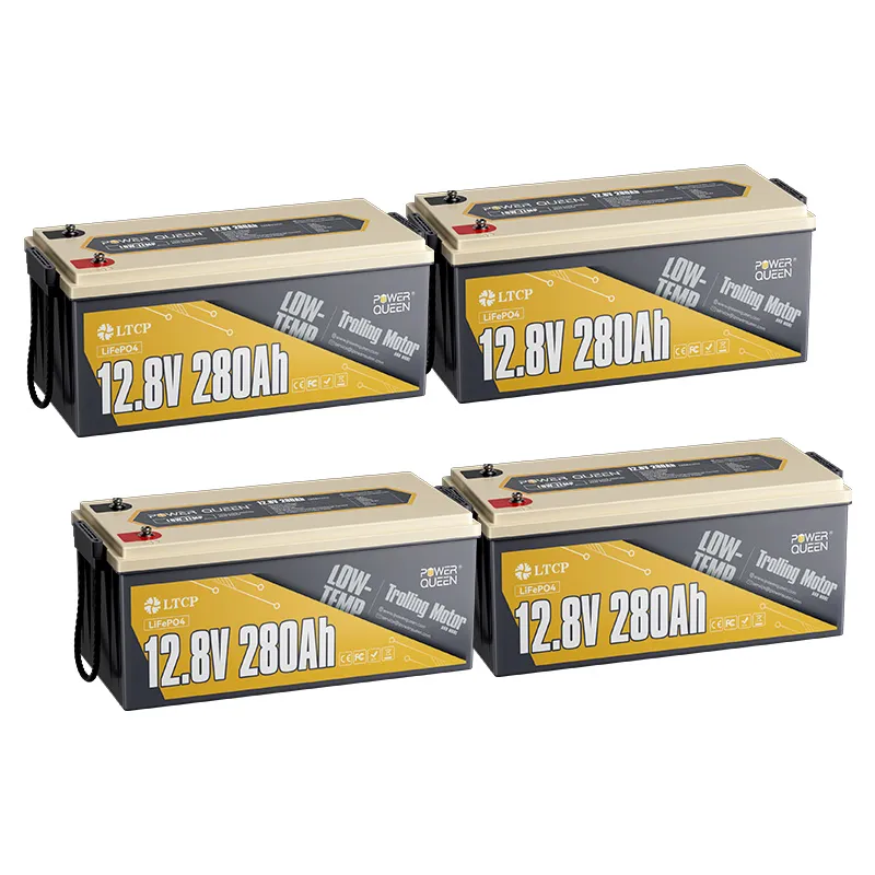 (0% Mwst.) Power Queen 12V 280Ah Niedertemperatur LiFePO4 Batterie