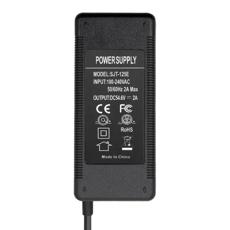 Cargador 48V (Salida 54,6V) Conector DC 5,5x2,5mm
