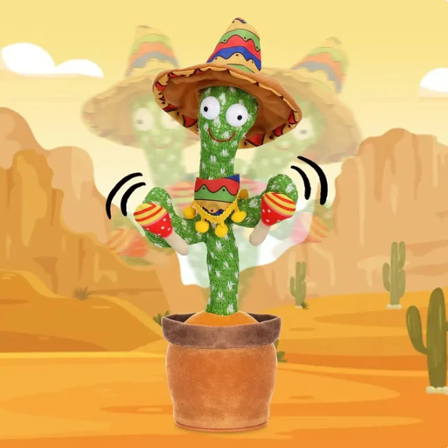 Cactus Bailarin Imita Voz Musical 🌵🕺