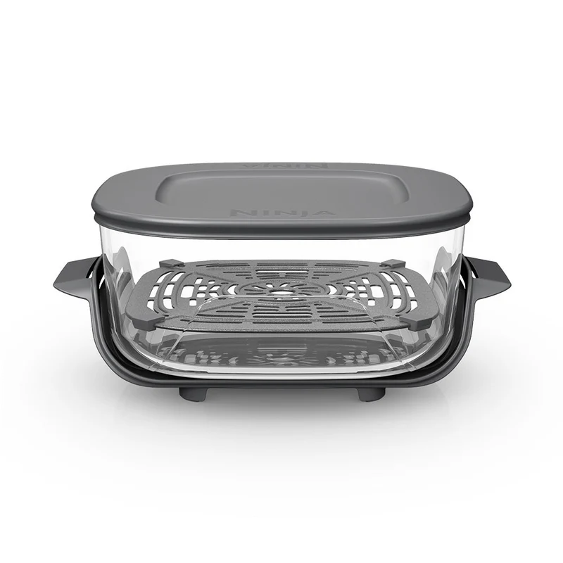 Contenedor de cristal CleanCrisp Ninja CRISPi (3.8 L) con tapa Snap-Lock