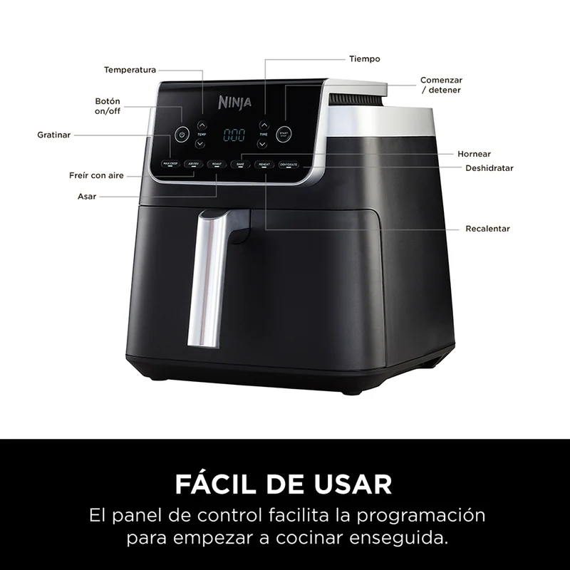 Freidora de aire Max Pro 6.2 litros Ninja
