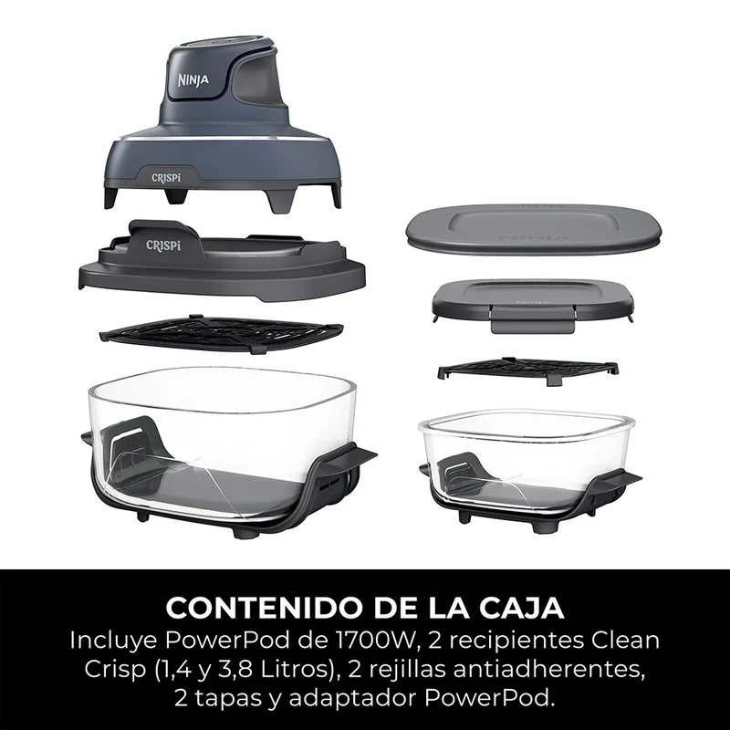 Freidora de Aire Crispi Portatil 3,8 Litros Ninja