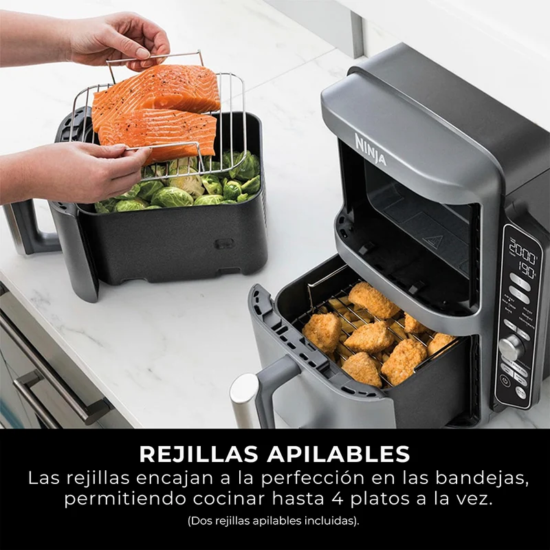 Freidora de Aire Vertical Double Stack XL 9.5L Ninja