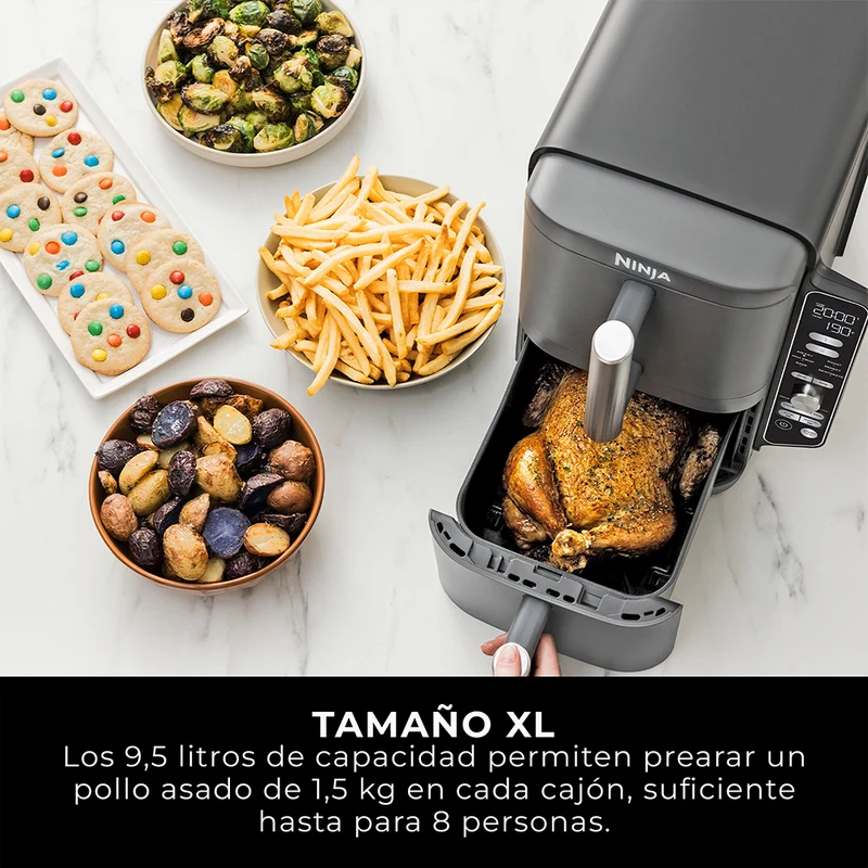 Freidora de Aire Vertical Double Stack XL 9.5L Ninja