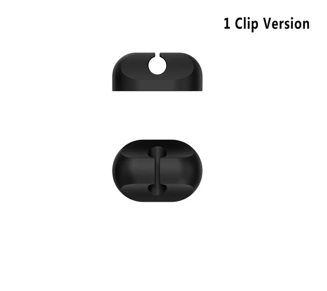 Silicone Cable Organizer USB Cable Holder Flexible Cable Winder Management cable Clips Holder For Mouse Keyboard Earphone Car