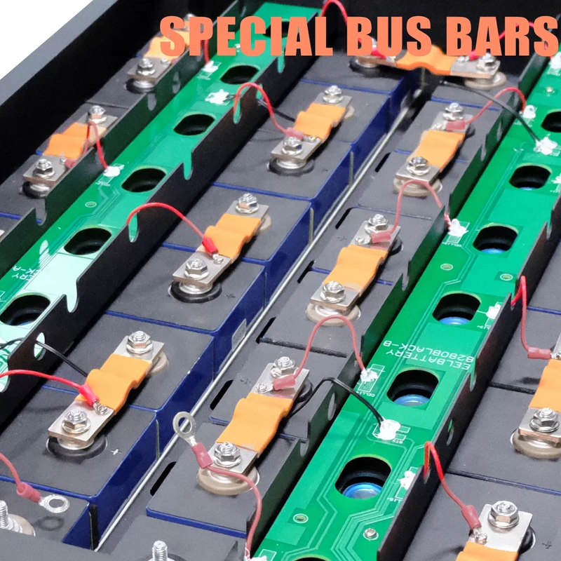 EEL 48V 16S V5 DIY Battery Server Rack Box Kits with Bluetooth Seplos BMS Energy Storage Stackable EU Shipping