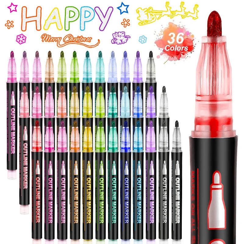 🎁Loovkingitustele SOODUS 49% -🎁Valguspulgad Graffiti Pliiatsid-EE