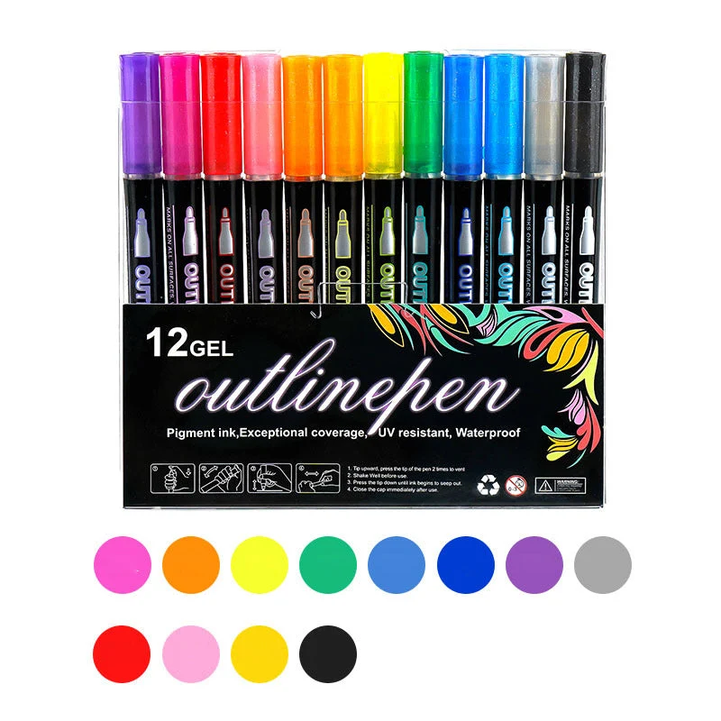 🎁Loovkingitustele SOODUS 49% -🎁Valguspulgad Graffiti Pliiatsid-EE
