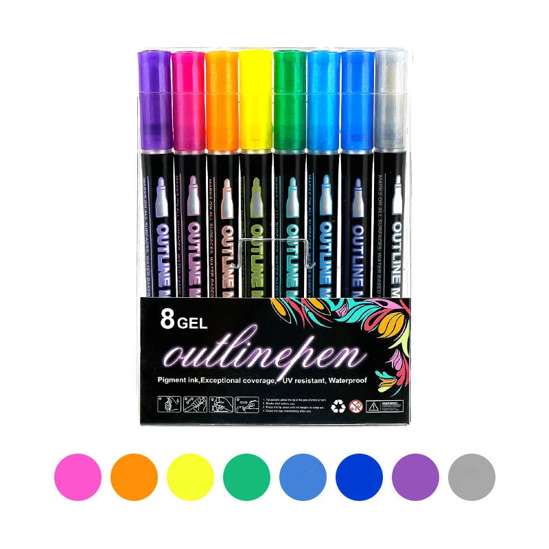 🎁Loovkingitustele SOODUS 49% -🎁Valguspulgad Graffiti Pliiatsid-EE
