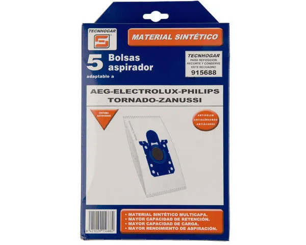 SACO ASPIRADOR SINTÉTICO PHILIPS 5 UN.