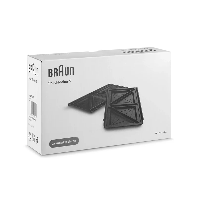 DeLonghi Placas para sandwich Braun SnackMaker 5 AS00006838