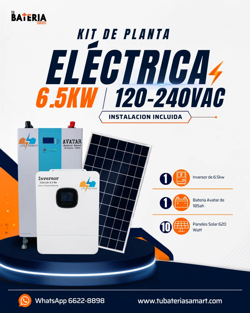 Kit Solar 6.5kW