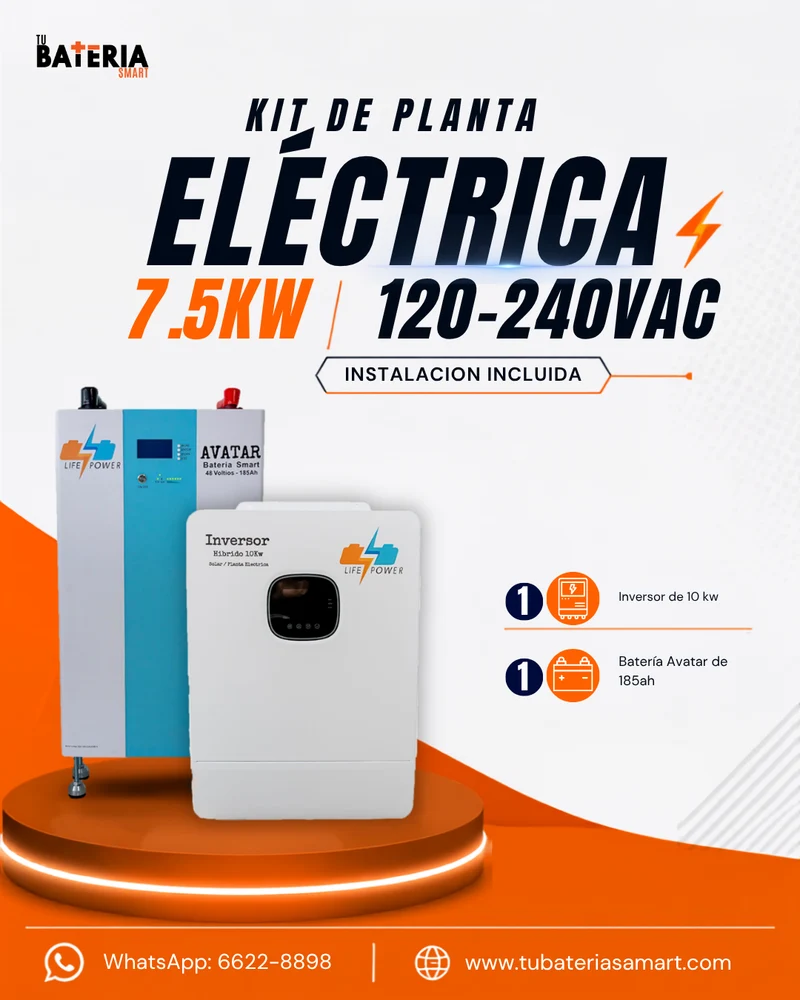 Kit de Respaldo Planta Eléctrica 7.5kw