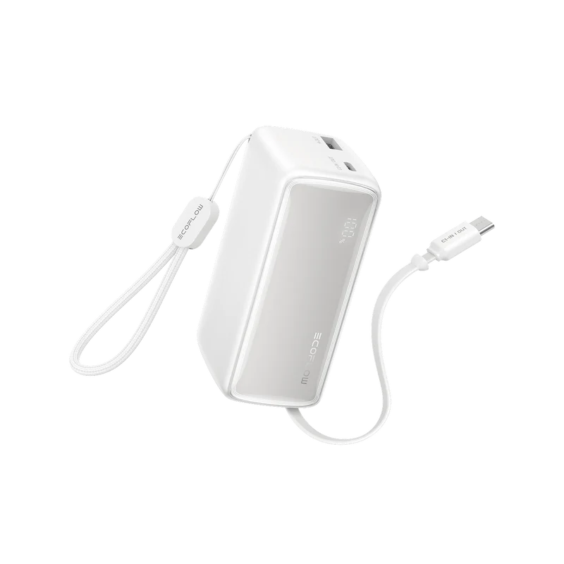 EcoFlow RAPID Power Bank (10K, 45W, Retractable Cable)
