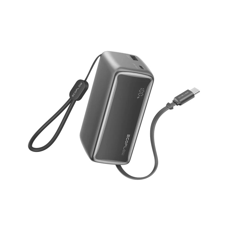 EcoFlow RAPID Power Bank (10K, 45W, Retractable Cable)