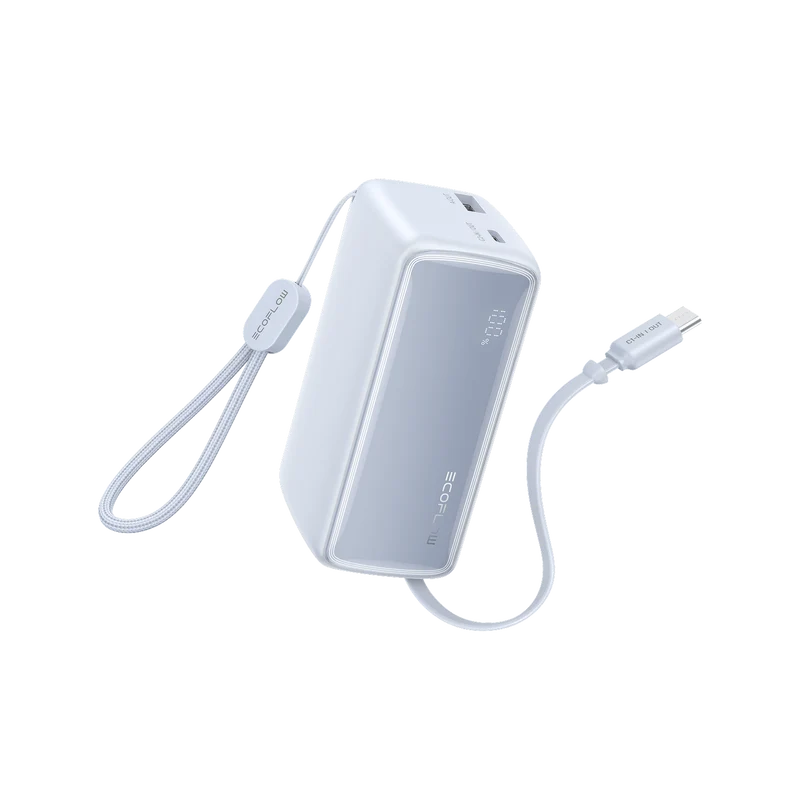 EcoFlow RAPID Power Bank (10K, 45W, Retractable Cable)