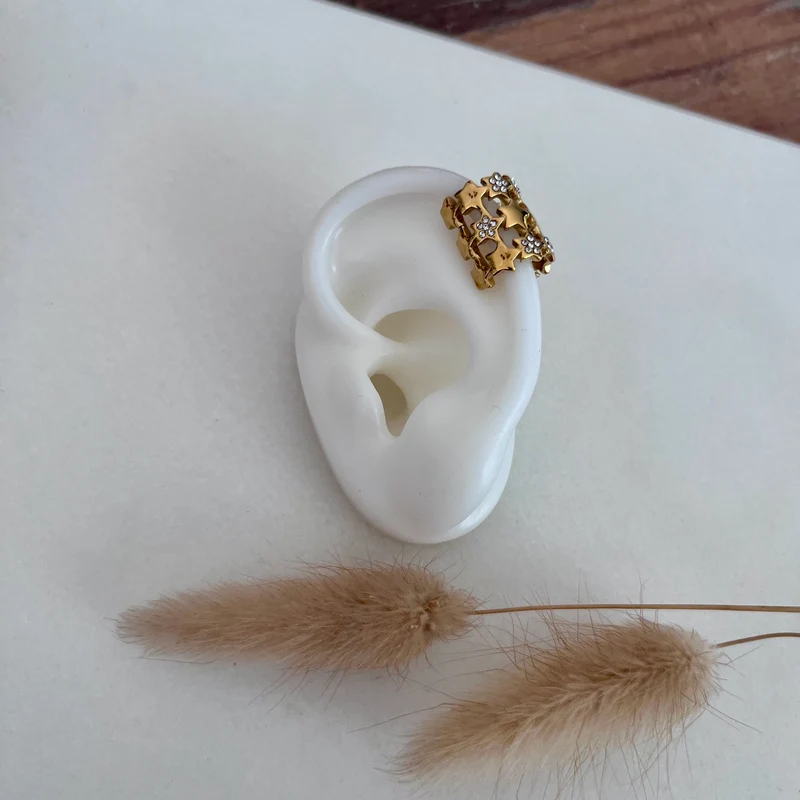 Clip de oreja Glamurosa [2 piezas]