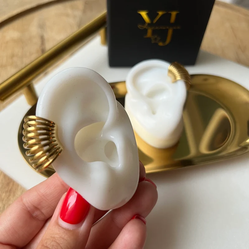 Golden Ear Cuff [2 piezas]